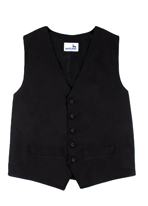 CAB CHALECO UNITAM VESTIR MESERO NEGRO
