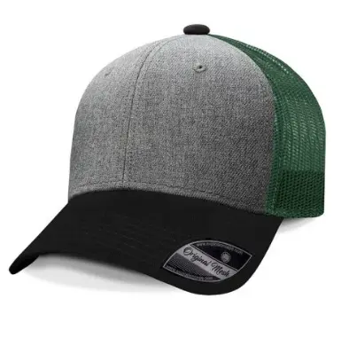 GORRA EXPLOSION CAPS POLVORA FRENTE GRIS JASPE